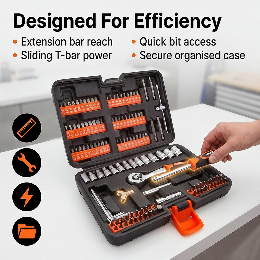 Rolson Dr. Ratchet Socket - Bits Set - 130 Pcs