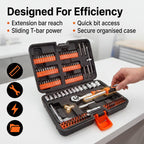 Rolson Dr. Ratchet Socket - Bits Set - 130 Pcs
