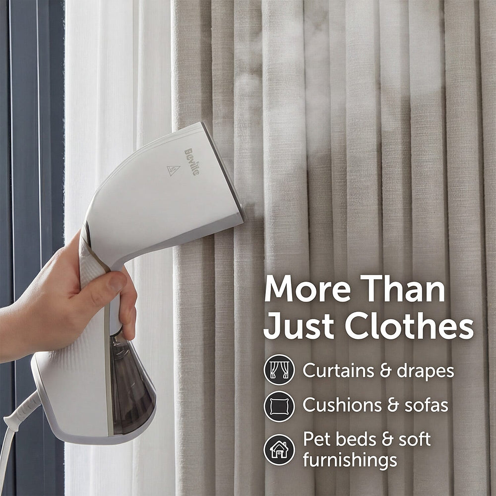 Breville EliteTEMP Handheld Garment Steamer - White