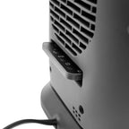DeLonghi 2KW Capsule Twist Ceramic Heater - 2000W Remote Controlled LED Display 24 hour Timer - 29.4 cm height, 22.4 cm width, 14.2 cm depth, 1.9 kg