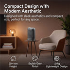 DeLonghi 2KW Capsule Twist Ceramic Heater - 2000W Remote Controlled LED Display 24 hour Timer - 29.4 cm height, 22.4 cm width, 14.2 cm depth, 1.9 kg