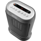 DeLonghi 2KW Capsule Twist Ceramic Heater - 2000W Remote Controlled LED Display 24 hour Timer - 29.4 cm height, 22.4 cm width, 14.2 cm depth, 1.9 kg
