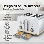 BREVILLE Mostra 4-Slice Toaster - White