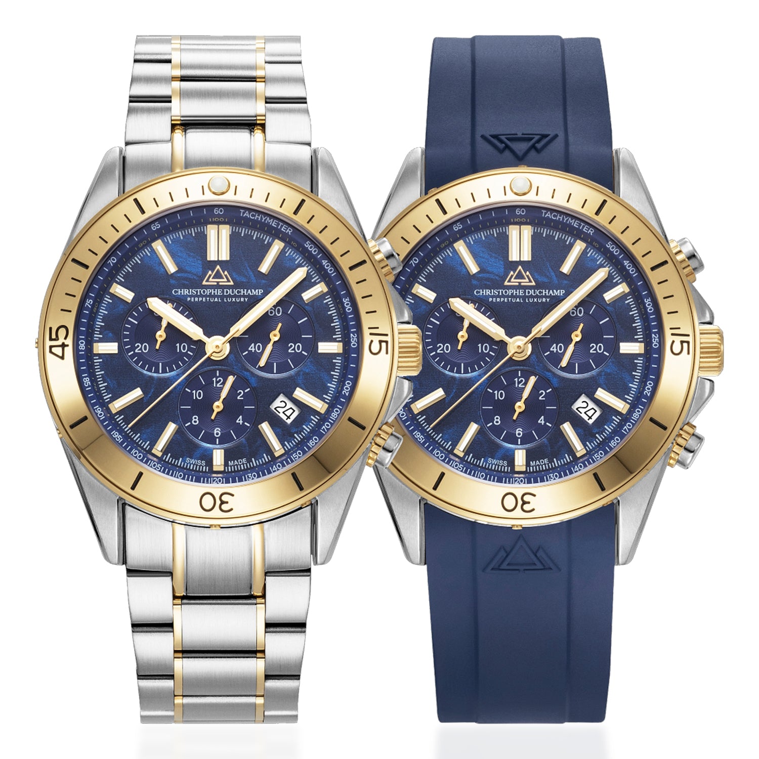 Christophe Duchamp Swiss Quartz Mens Watch in Stainless Steel - Silver_8465895_2