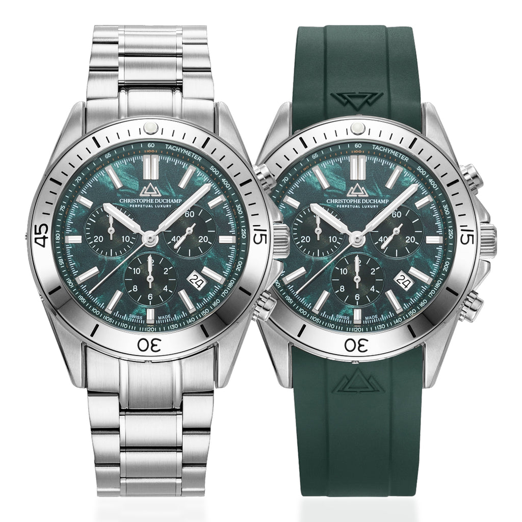 Christophe Duchamp Swiss Quartz Mens Watch in Stainless Steel - Silver_8465896_2