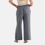 & Maisi Patterned Jean and Pant/Trouser (Size - Large) - Khaki_8477213_2