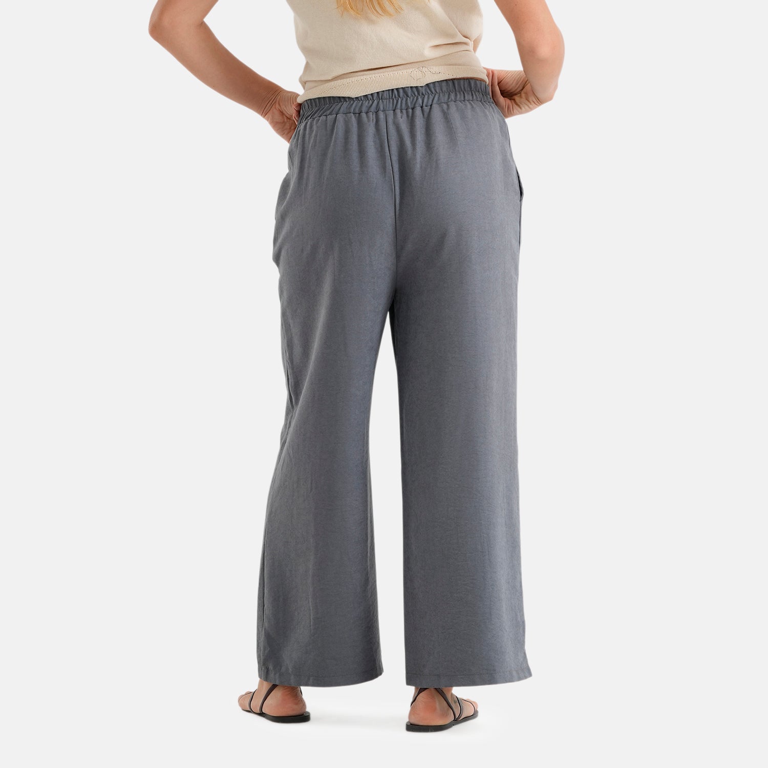 & Maisi Patterned Jean and Pant/Trouser (Size - Large) - Khaki_8477213_2