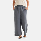 & Maisi Patterned Jean and Pant/Trouser (Size - Large) - Khaki_8477213_3