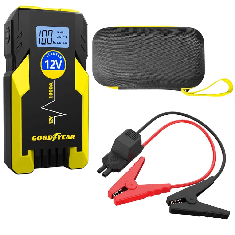 Goodyear 12V Lithium Jumpstarter - Black - Yellow