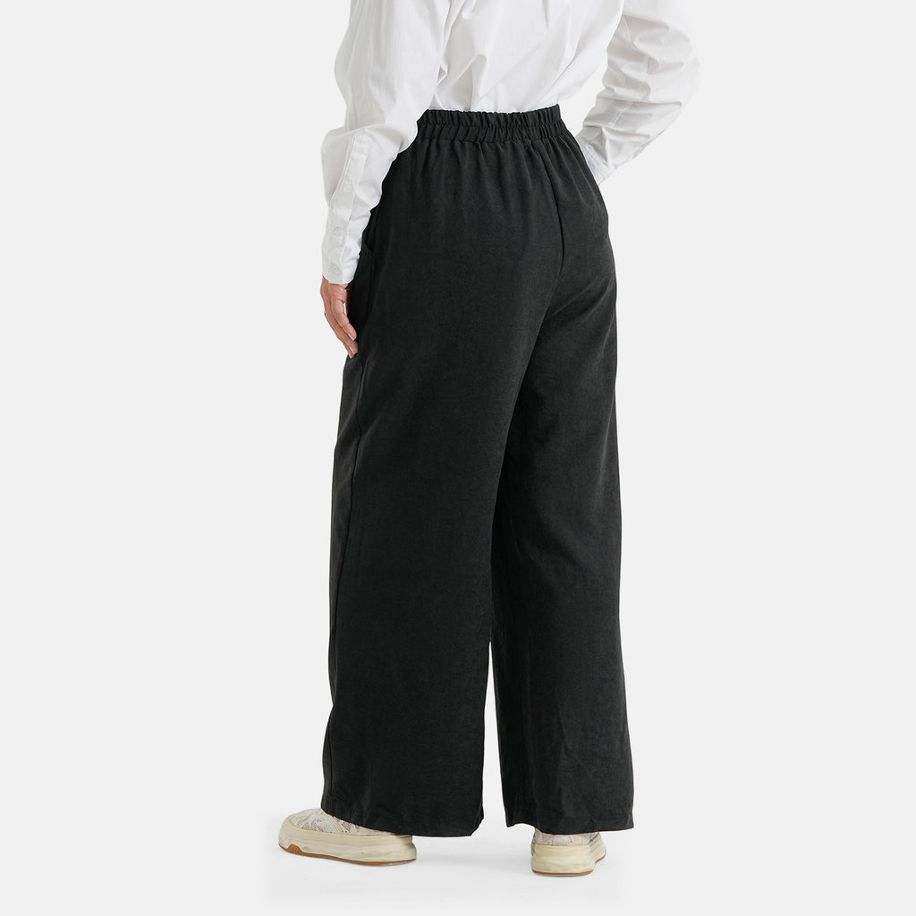& Maisi Solid Jean and Pant/Trouser (Size - Large) - Black & Black_8477496_2