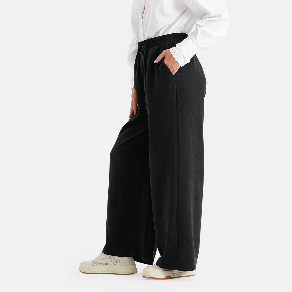 & Maisi Solid Jean and Pant/Trouser (Size - Large) - Black & Black_8477496_3