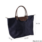 Styled By Nylon Patterned Tote Bag (Size 55x36x18 cm) - Navy_8477793_7