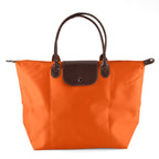 Styled By Nylon Patterned Tote Bag (Size 55x36x18 cm) - Orange_8477795