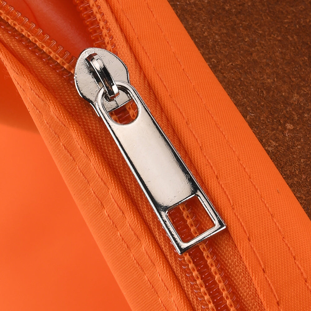 Styled By Nylon Patterned Tote Bag (Size 55x36x18 cm) - Orange_8477795_6