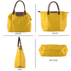 Styled By Nylon Patterned Tote Bag (Size 55x36x18 cm) - Yellow_8477796_4