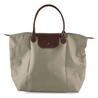 Styled By Nylon Patterned Tote Bag (Size 55x36x18 cm) - Grey_8477797