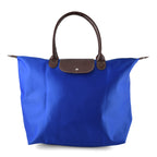 Styled By Nylon Patterned Tote Bag (Size 55x36x18 cm) - Blue_8477798