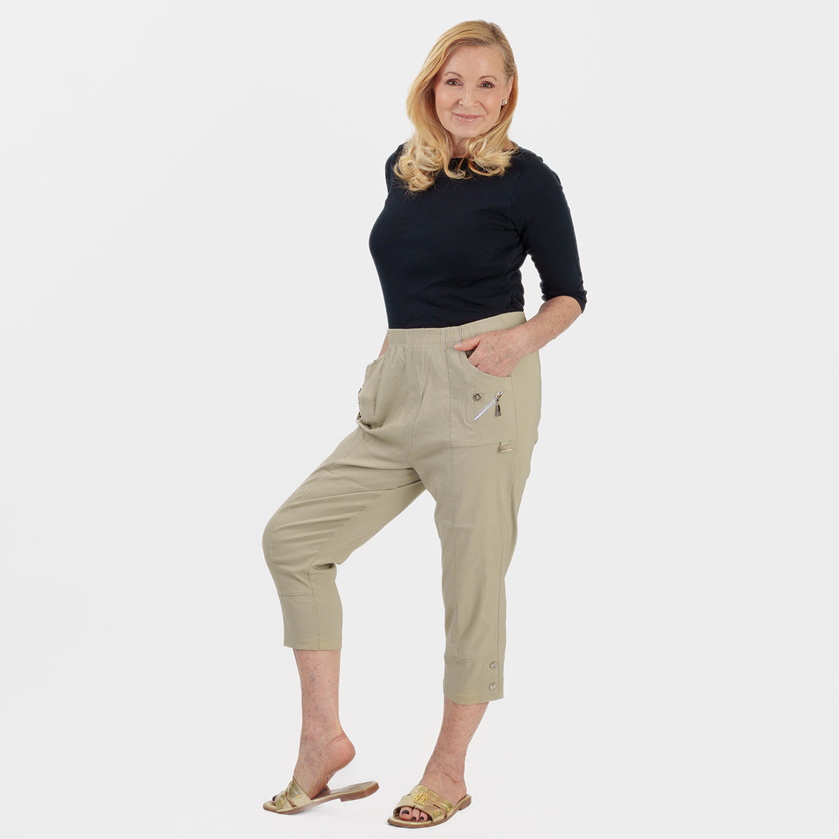 Pure And Natural Jean and Pant-Trouser (Size - 12) - Stone