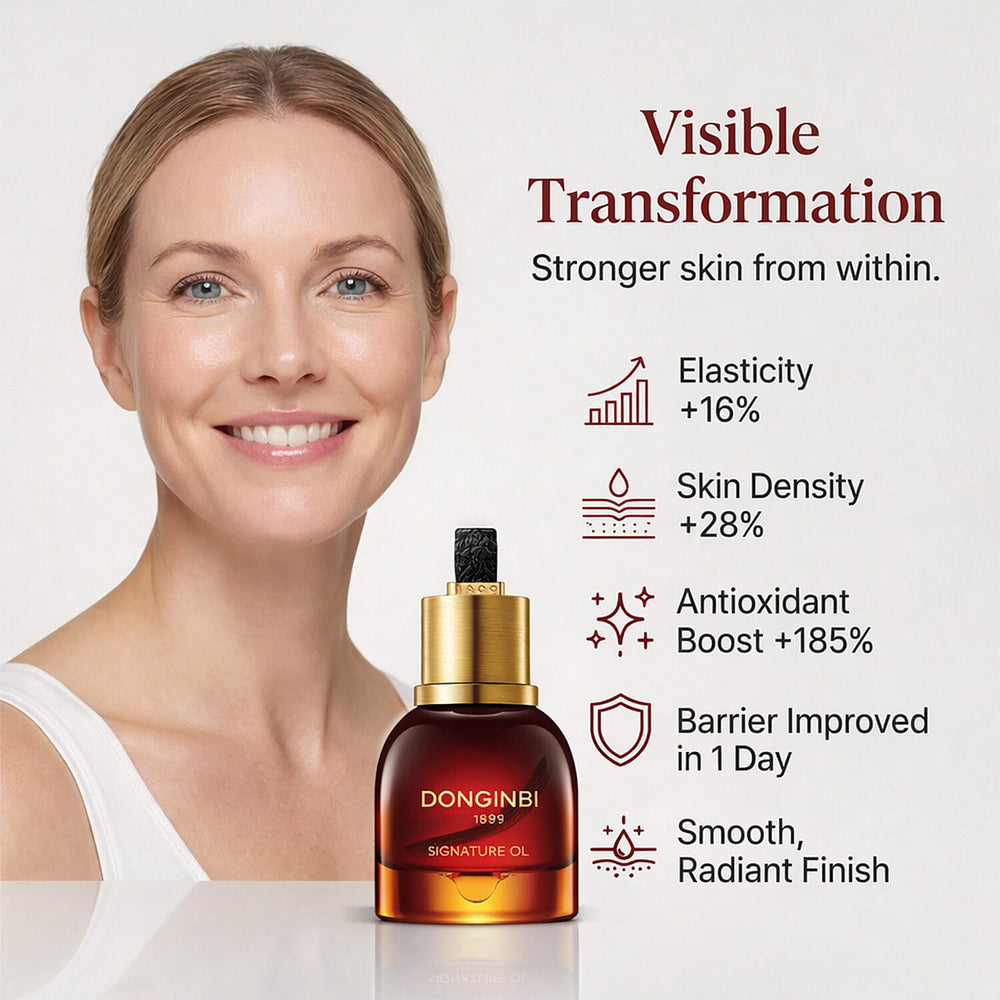 REVERSE THE SIGN OF AGEING WITH ONE DROP - DONGINBI 1899 Signature Oil - THE KOREAN REGIME SKINCARE- 15gm