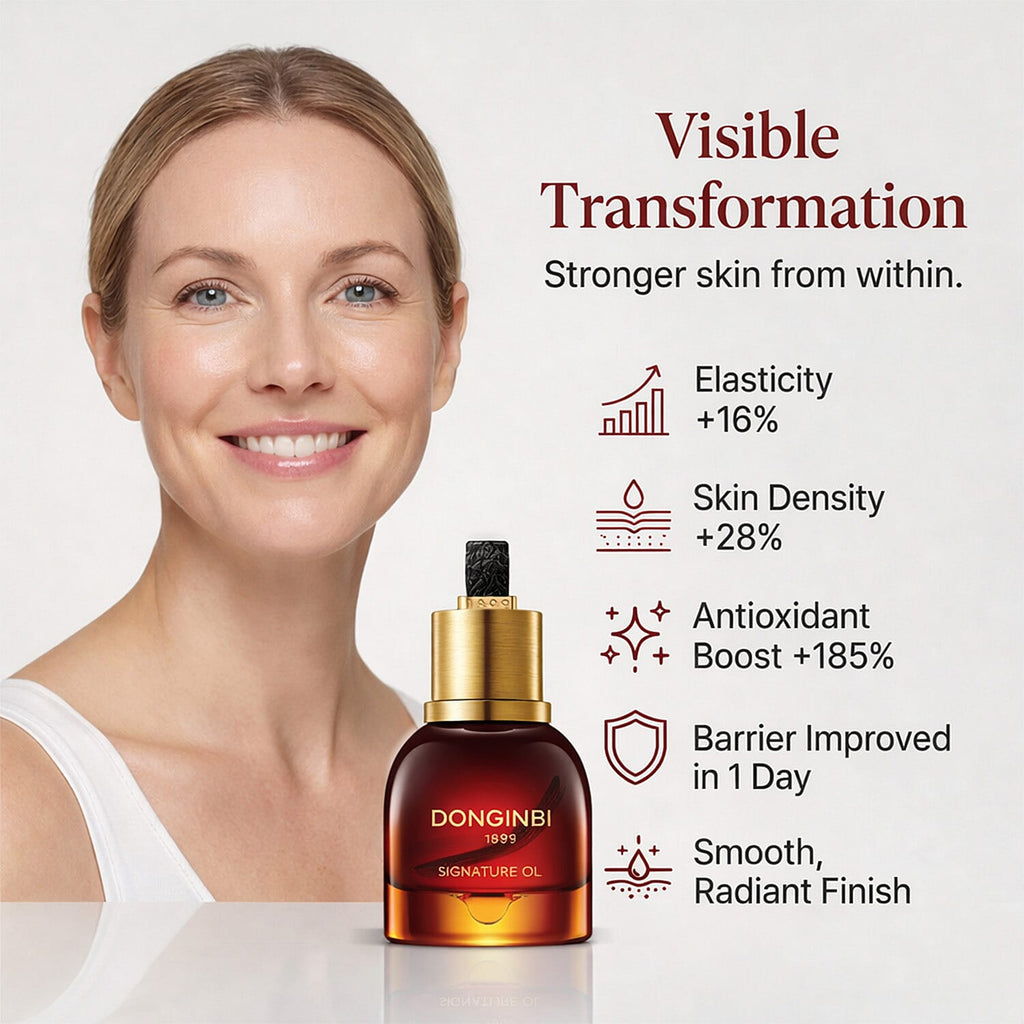 REVERSE THE SIGN OF AGEING WITH ONE DROP - DONGINBI 1899 Signature Oil - THE KOREAN REGIME SKINCARE- 15gm