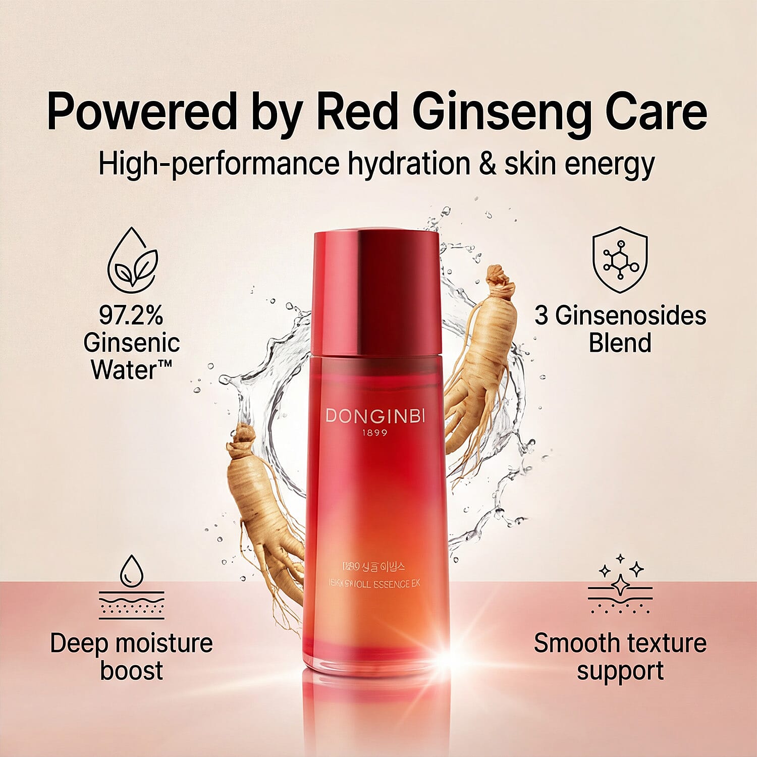 DONGINBI Single Essence (70ml) with Micro Cleansing Foam (50ml)