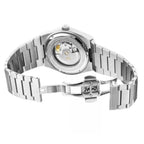 CHRISTOPHE DUCHAMP Attitude Auto Swiss Automatic 10ATM WR Green Dial - Silver Case Mens Watch with Silver Stainless Steel Strap