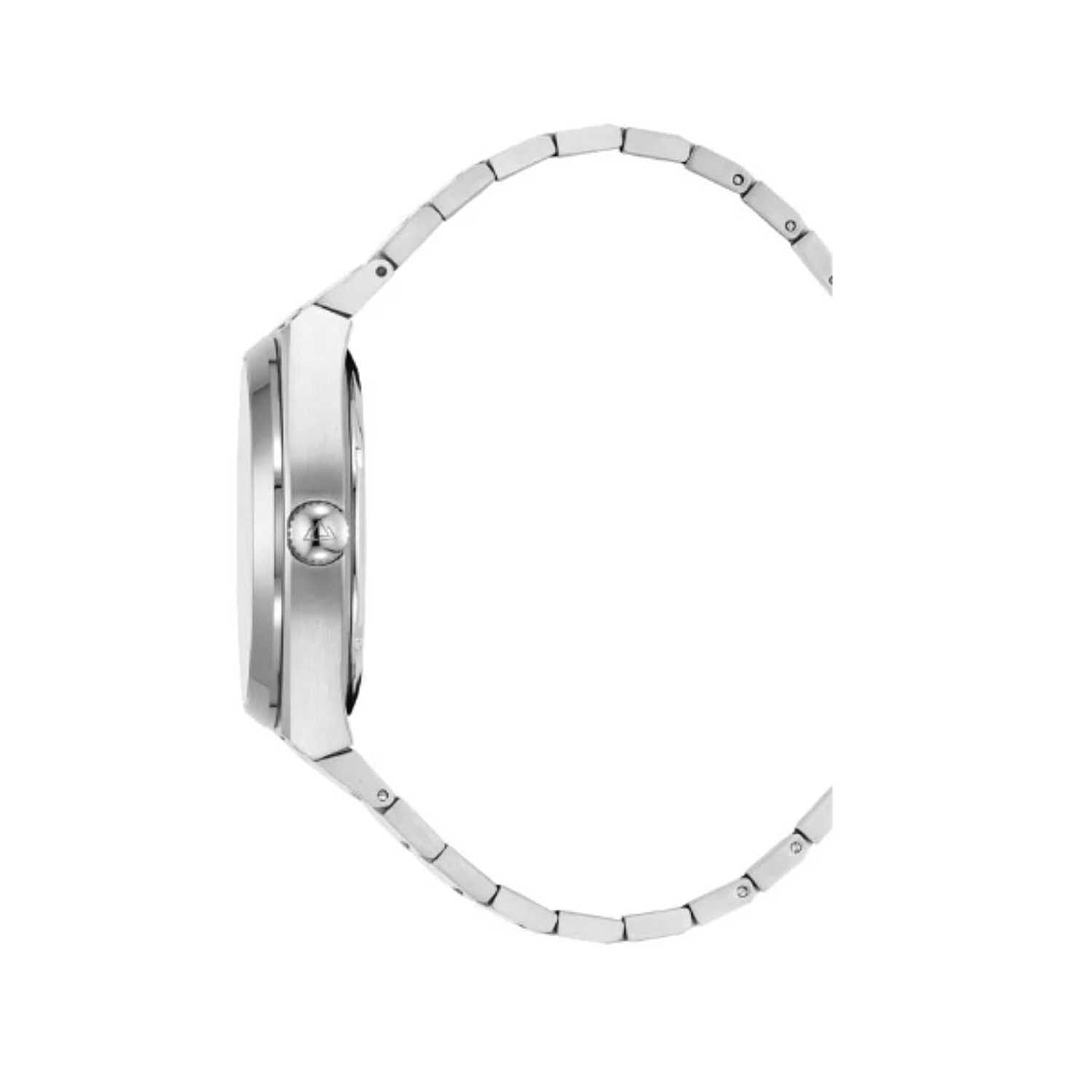 CHRISTOPHE DUCHAMP Attitude Auto Swiss Automatic 10ATM WR Green Dial - Silver Case Mens Watch with Silver Stainless Steel Strap