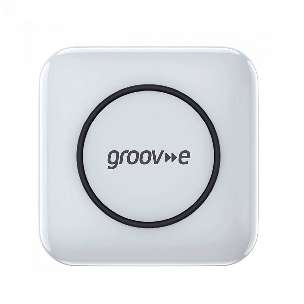 Groov-e Mini Wireless Thermal Printer - Portable 200 DPI Inkless Bluetooth Printer for iOS - Android, Includes 3 Paper Rolls - Rechargeable Battery