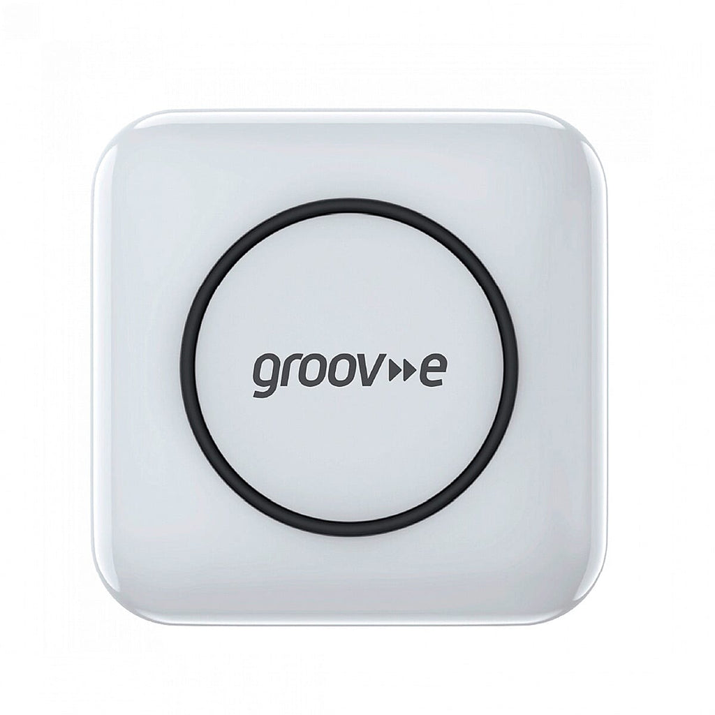 Groov-e Mini Wireless Thermal Printer - Portable 200 DPI Inkless Bluetooth Printer for iOS - Android, Includes 3 Paper Rolls - Rechargeable Battery