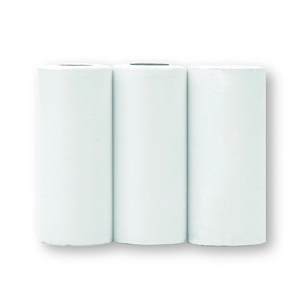 Groov-e Thermal Printer Refill Pack - 3 Rolls (57 x 25mm), Includes 1x White Paper - 2x Self-Adhesive Sticker Rolls