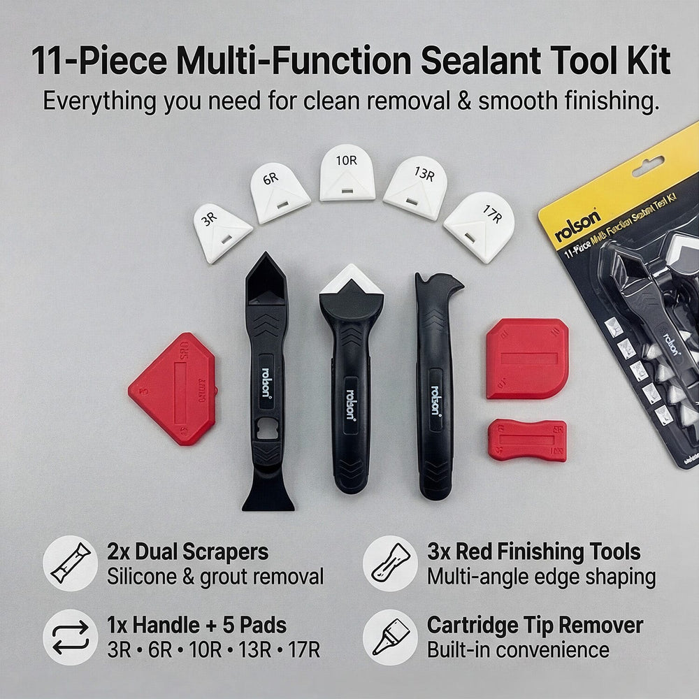 11 Piece Multi-Function Sealant Tool Kit