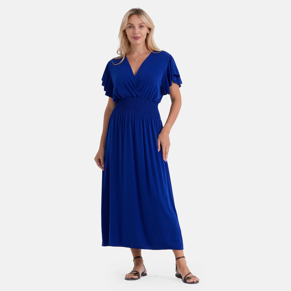 & Maisi Patterned Dress (Size - One Size) - Blue_8480966
