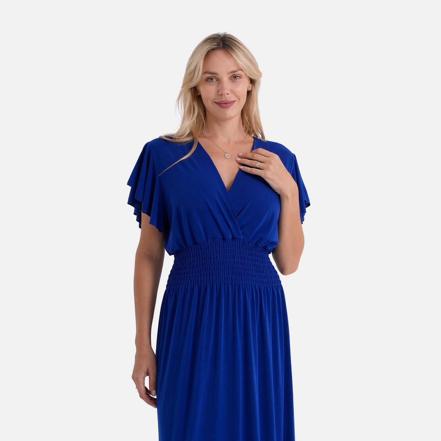 & Maisi Patterned Dress (Size - One Size) - Blue_8480966_4