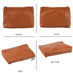Leather Patterned Tote Bag (Size 52x10x25 cm) - Brown_8481782_6