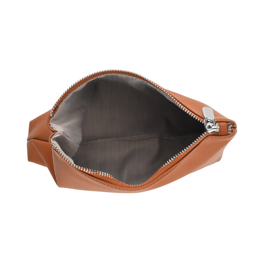 Leather Patterned Tote Bag (Size 52x10x25 cm) - Brown_8481782_7