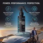 Shelby Convertible Ceramic Reproof Spray - Black - Blue