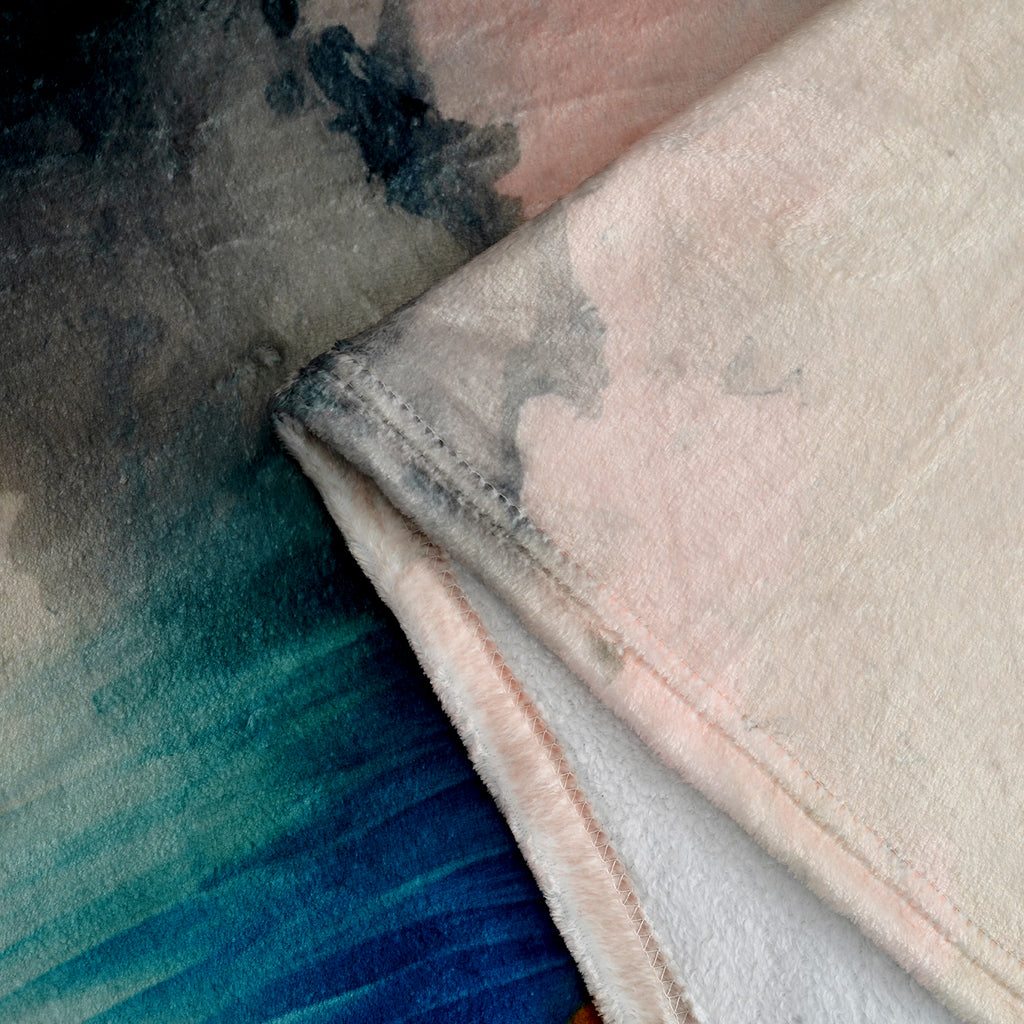 Hush Haven Printed Blanket (Size 200x1 cm) - Beige_8482956