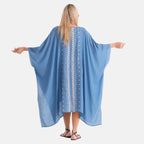 & Maisi Embroidery Top (Size - One Size) - Blue_8483193_2