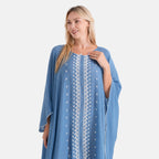 & Maisi Embroidery Top (Size - One Size) - Blue_8483193_4
