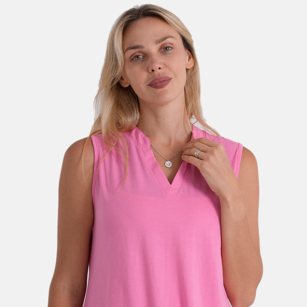 & Maisi Sleeveless Relax Fit Blouse (Size XL, 20-22) - Pink_8483214_4