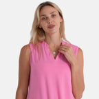 & Maisi Sleeveless Relax Fit Blouse (Size XL, 20-22) - Pink_8483214_4