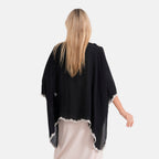 & Maisi Patterned Kimono (Size - One Size) - Brown & Black_8483646_2
