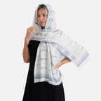 Maisi Cotton Printed Tassel Scarf