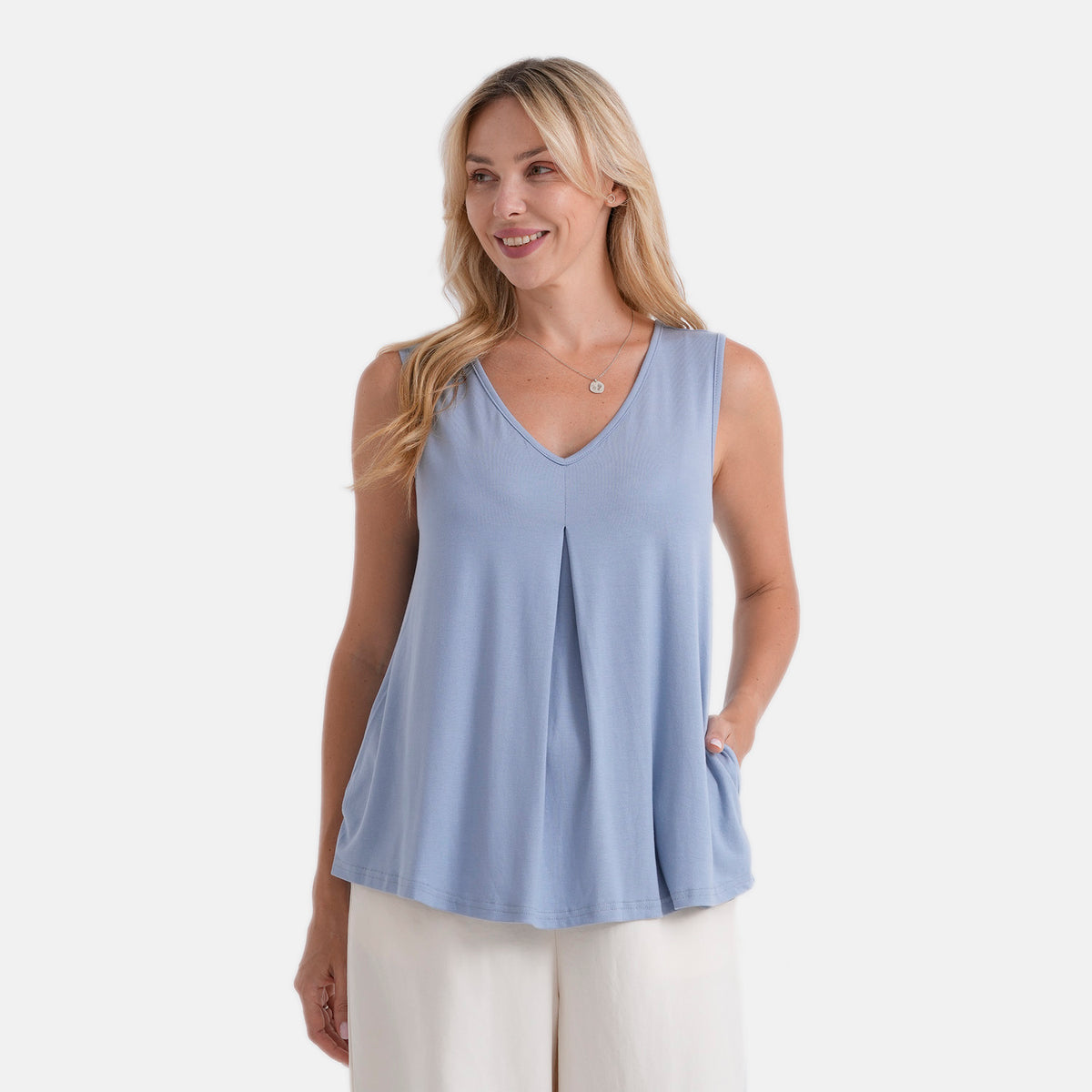 Maisi V-Neck Relax Fit Blouse