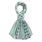 & Maisi Embroidery Scarf (65 x 178cm) - Mint Green_8484044