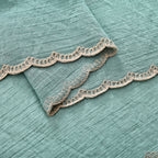 & Maisi Embroidery Scarf (65 x 178cm) - Mint Green_8484044_3