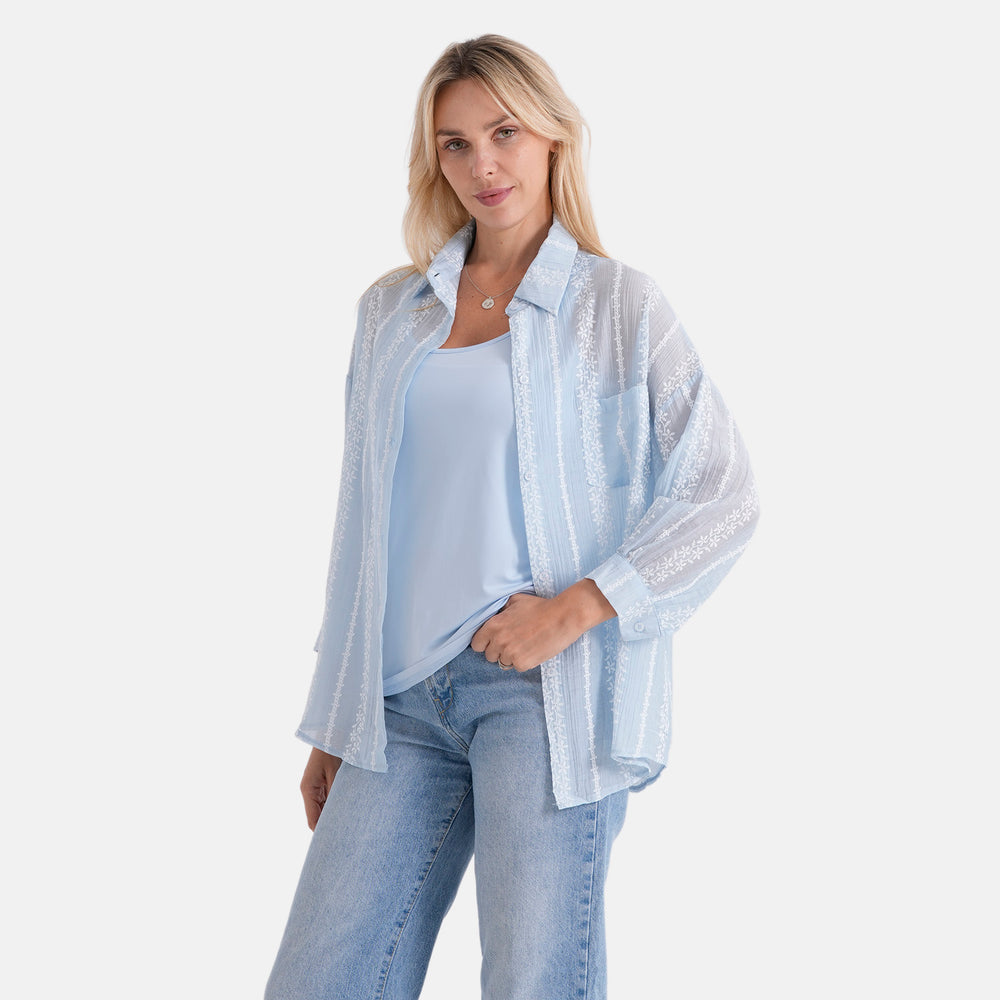 & Maisi Shirt (Size - Small) - Blue_8484094_3