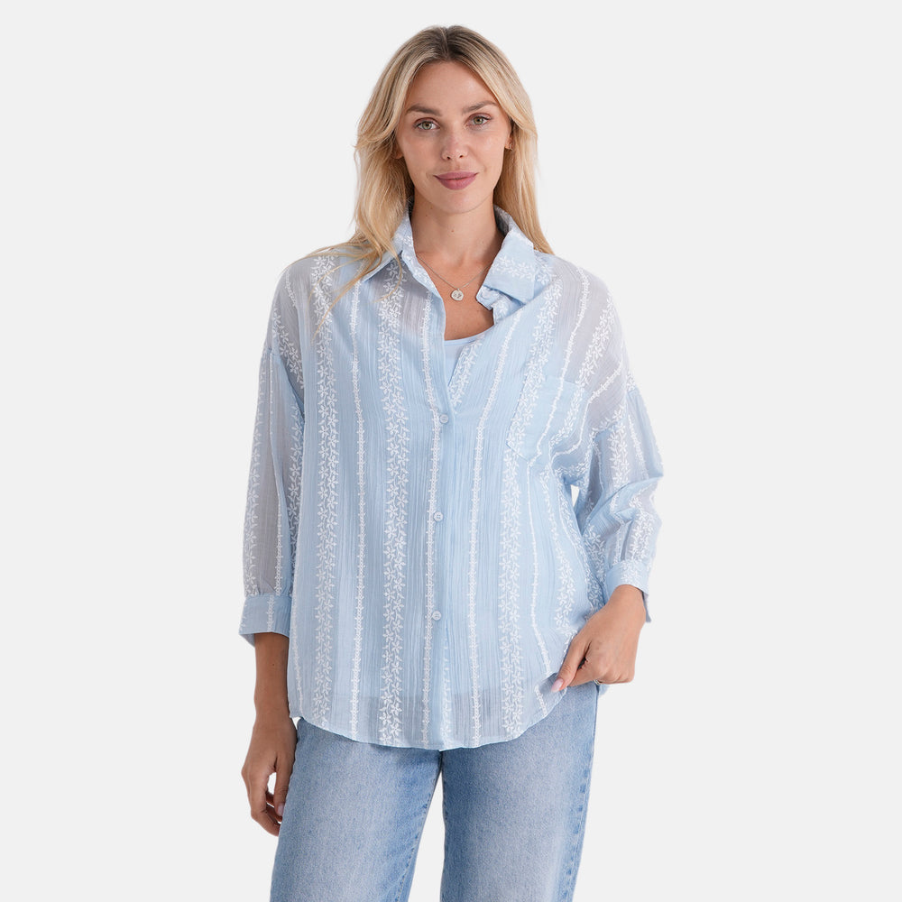 & Maisi Shirt (Size - Small) - Blue_8484094_4