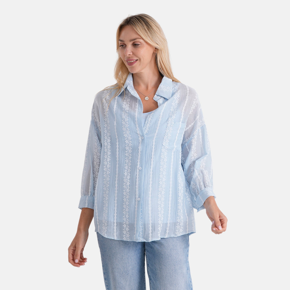 & Maisi Shirt (Size - Small) - Blue_8484094_5