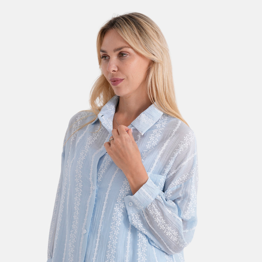 & Maisi Shirt (Size - Medium) - Blue_8484095_6